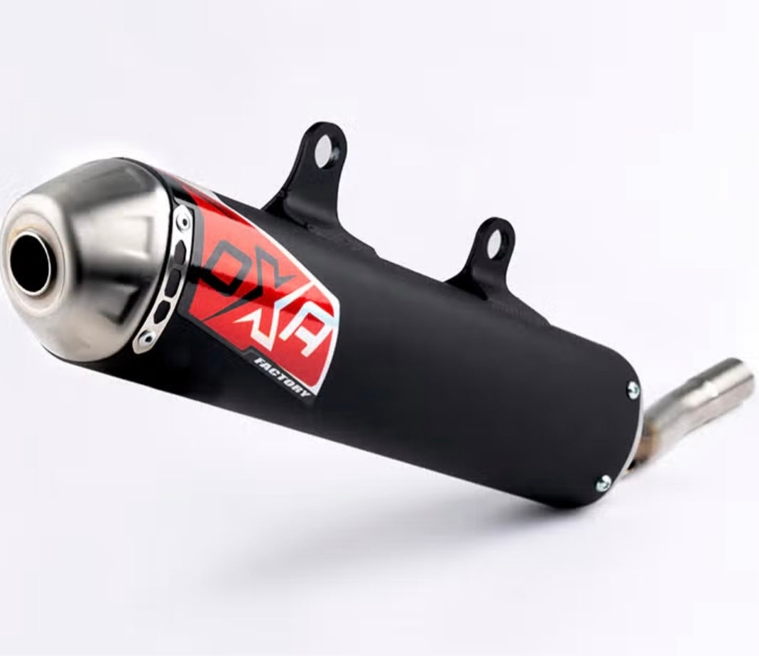 OXA FACTORY SILENCER BLACK EDITION FOR KTM EXC TPI 20-23 XC 20-22 XC-W 23 SX 19-22 GASGAS EC EX MC 21-23 HUSQVARNA 250 300 TE 20-23 TC 19-22 2T