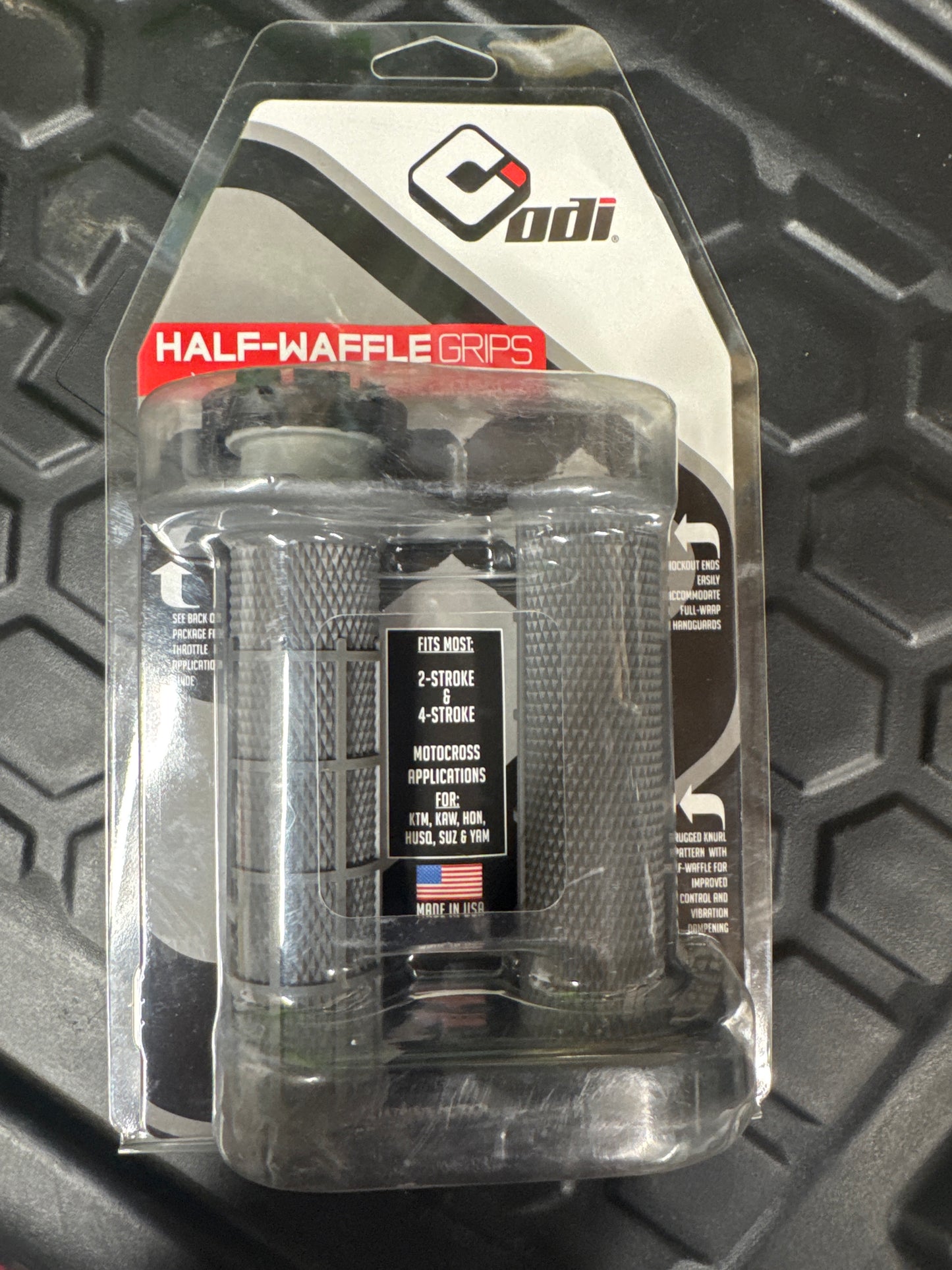 ODI Lock-On Grip System Half Waffle Grips