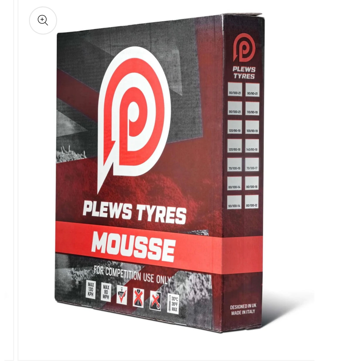 Plews Ultra Enduro 90/100-21 standard mousse