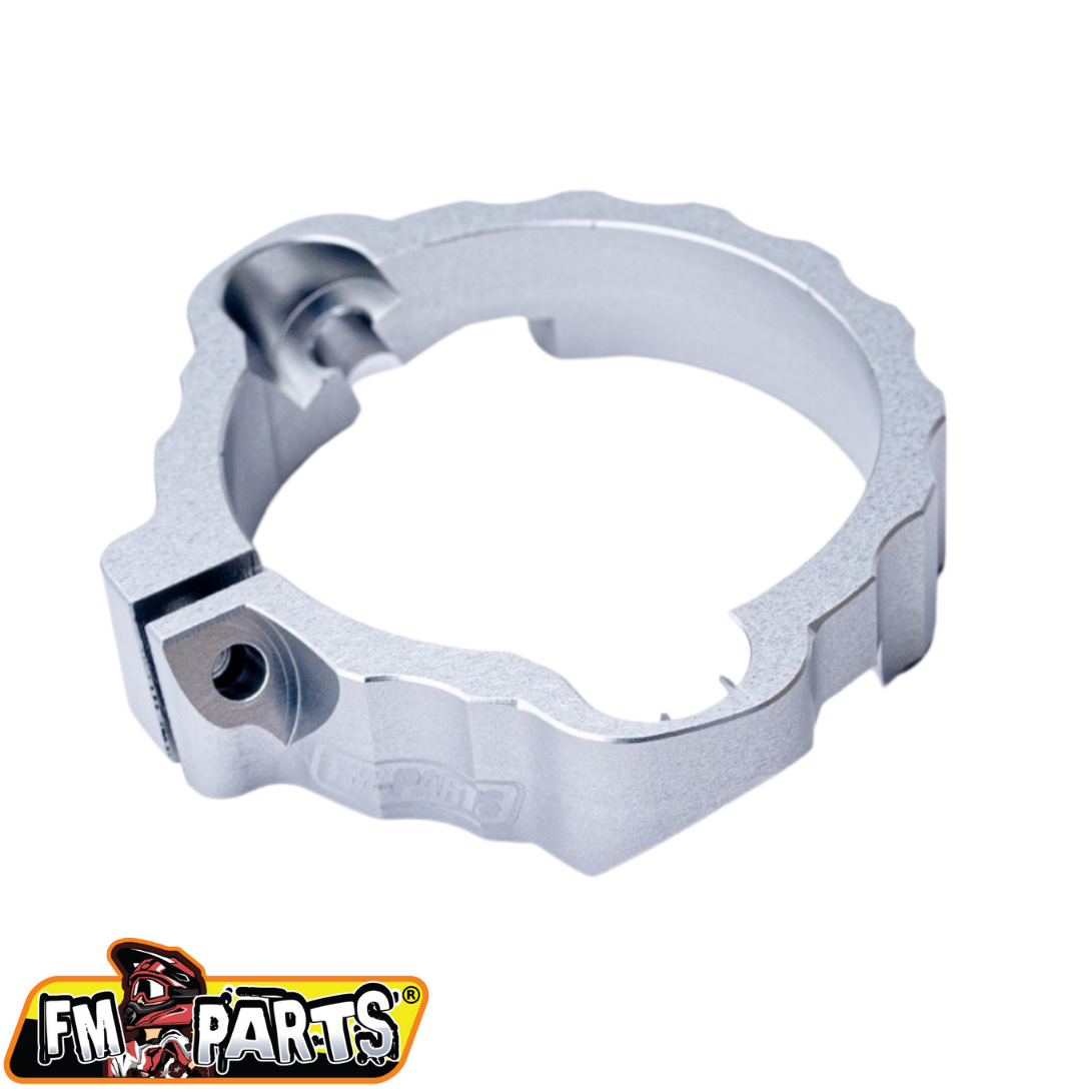 Fm-Parts Exhaust Flange Protection KTM/Husqvarna/GasGas 2017-2025 Silver