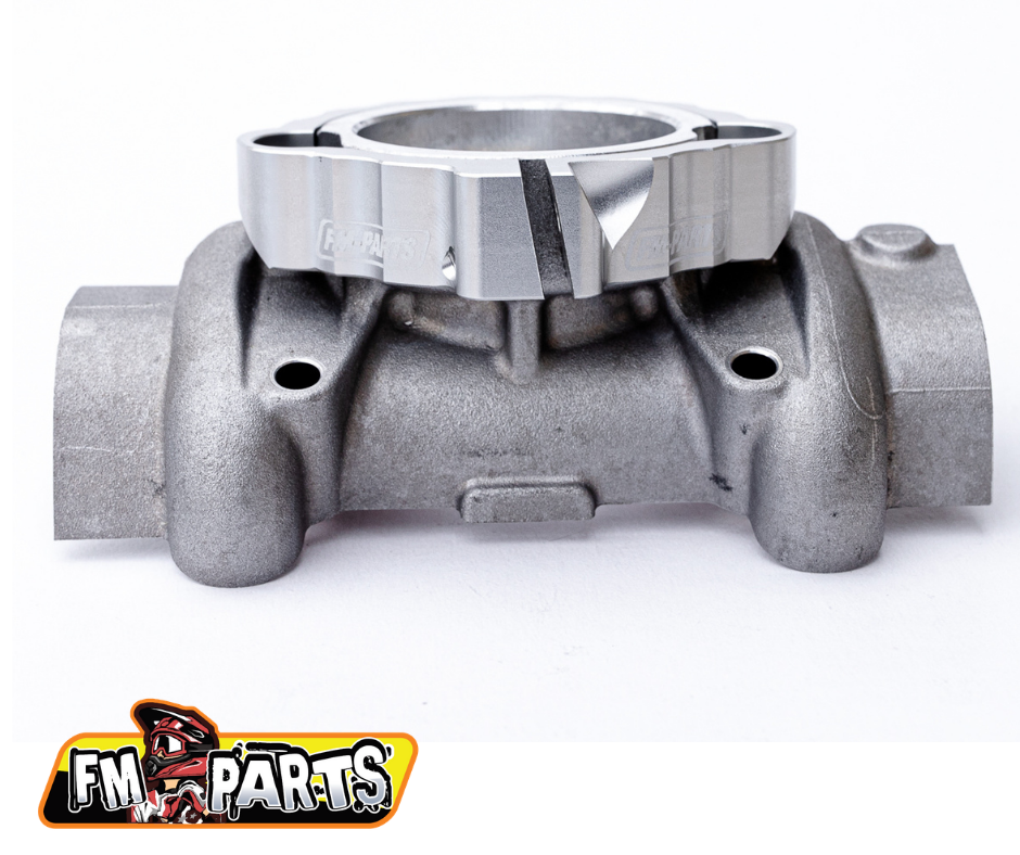 Fm-Parts Exhaust Flange Protection KTM/Husqvarna/GasGas 2017-2025 Silver