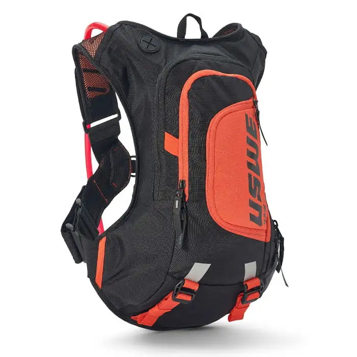 USWE Moto Hydro 8 Hydration Pack (a.k.a Raw 8) – Black/Orange