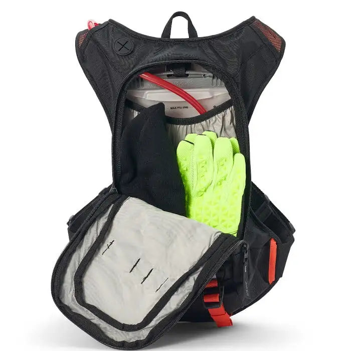 USWE Moto Hydro 8 Hydration Pack (a.k.a Raw 8) – Black/Orange