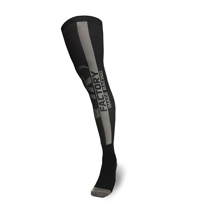 KNEE BRACE MX ENDURO SOCKS WITH FIR GREY BLACK DESIGN SIZE L/XL SIZE UK 7-12