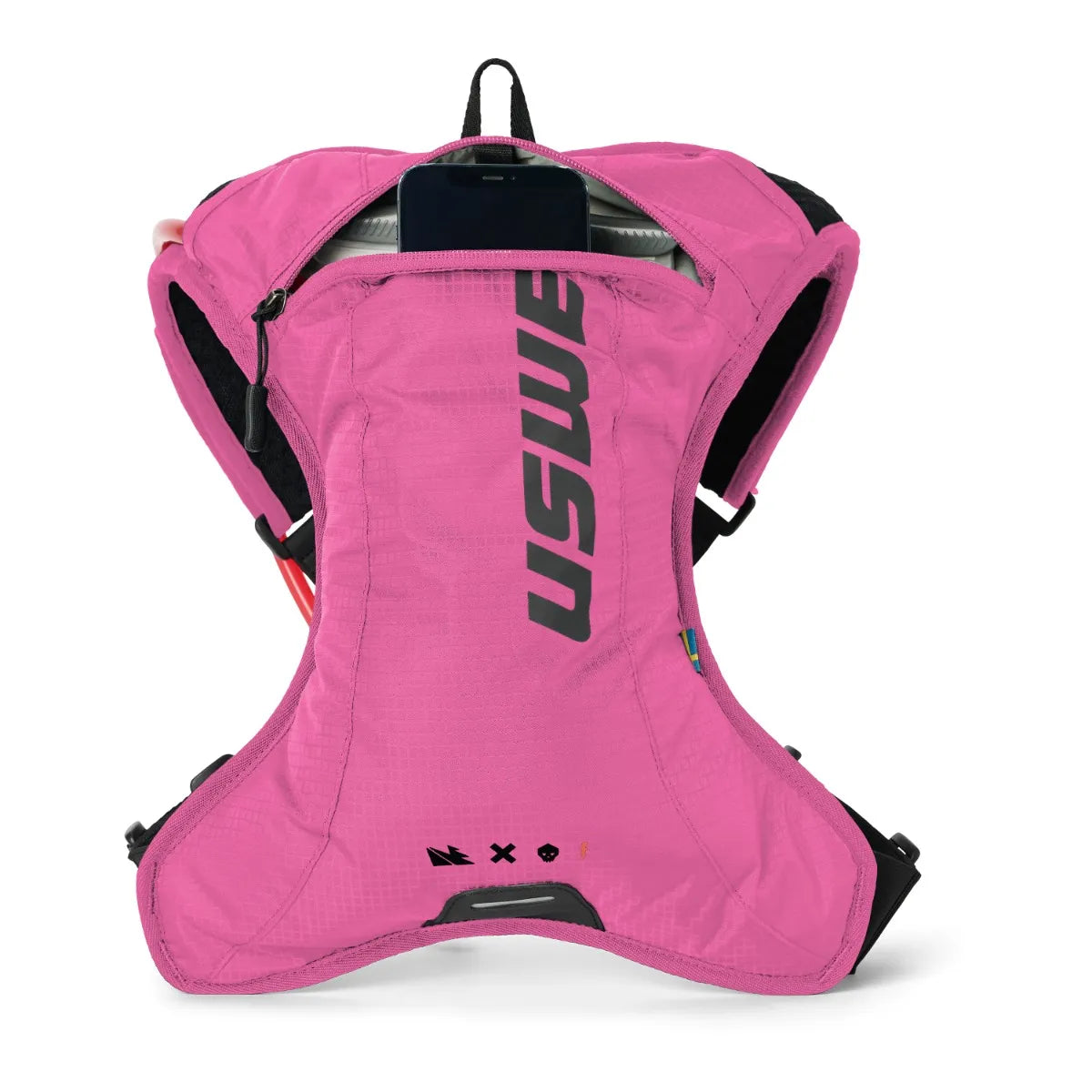 USWE Outlander XC 2 Hydration Pack with 1.5L Elite Bladder – Pink