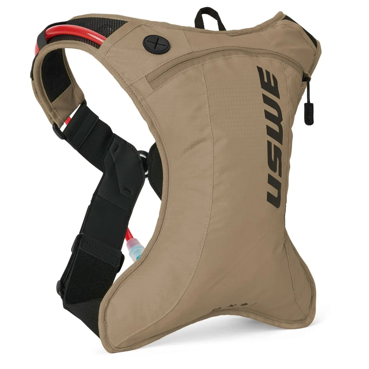 USWE Outlander Moto 2L Hydration Pack with 1.5L Elite Bladder – Sand
