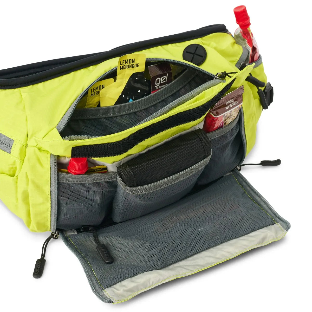 USWE Zulo 6 Waist Pack / Hip Bag with 1.5L Compact Lumbar Bladder – Crazy Yellow