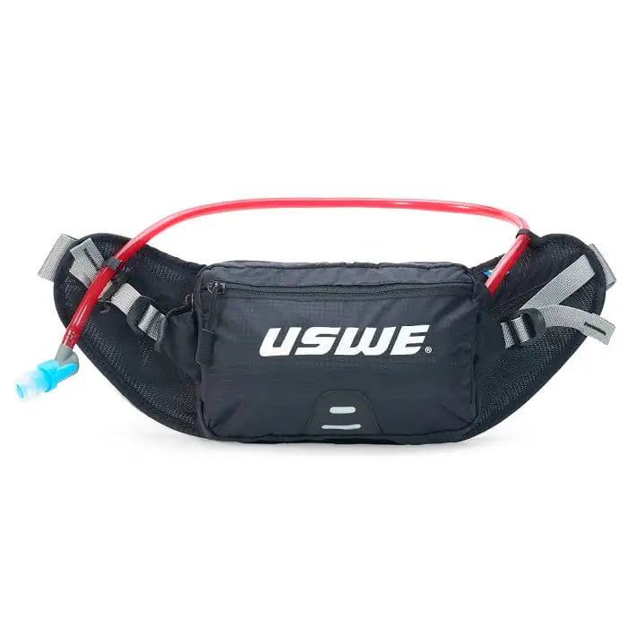 USWE Zulo 2 Waist Pack / Hip Bag with 1L Elite Bladder – Black