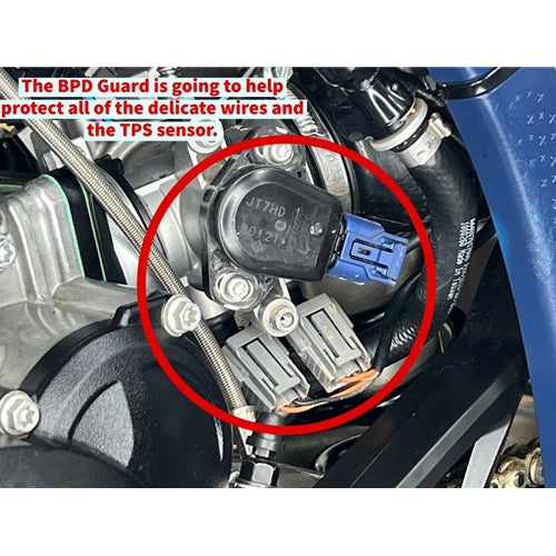 BPD Throttle Body Guard for 2023-2025 KTM, Husky, Gas Gas