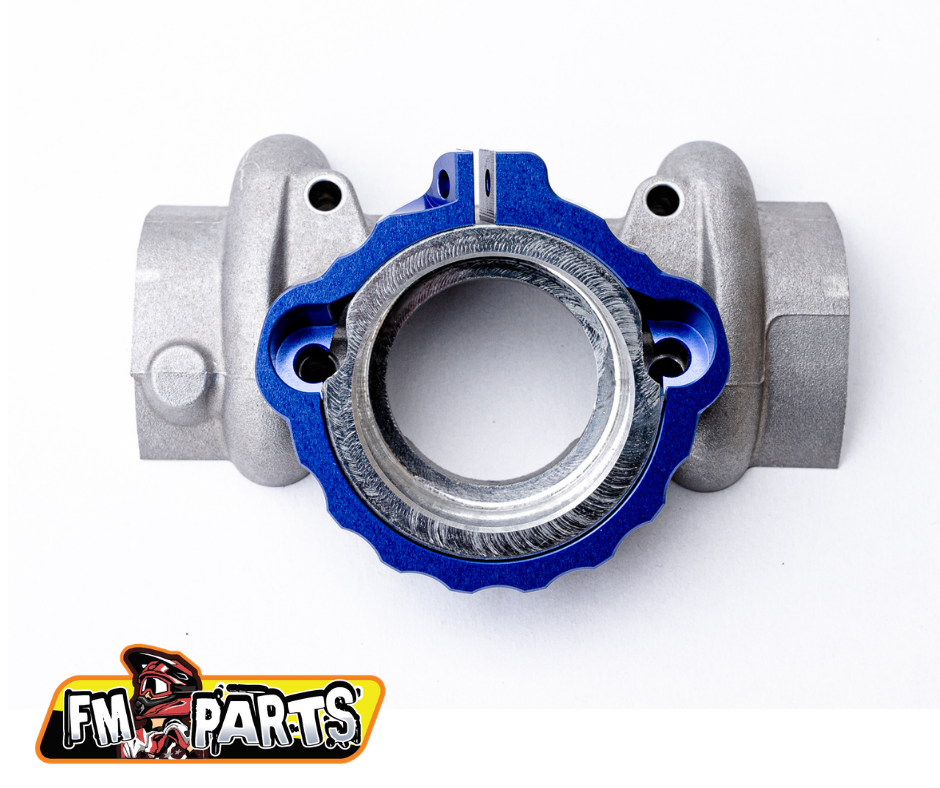 Fm-parts Exhaust Flange Protection KTM/Husqvarna 2017-2025 Blue