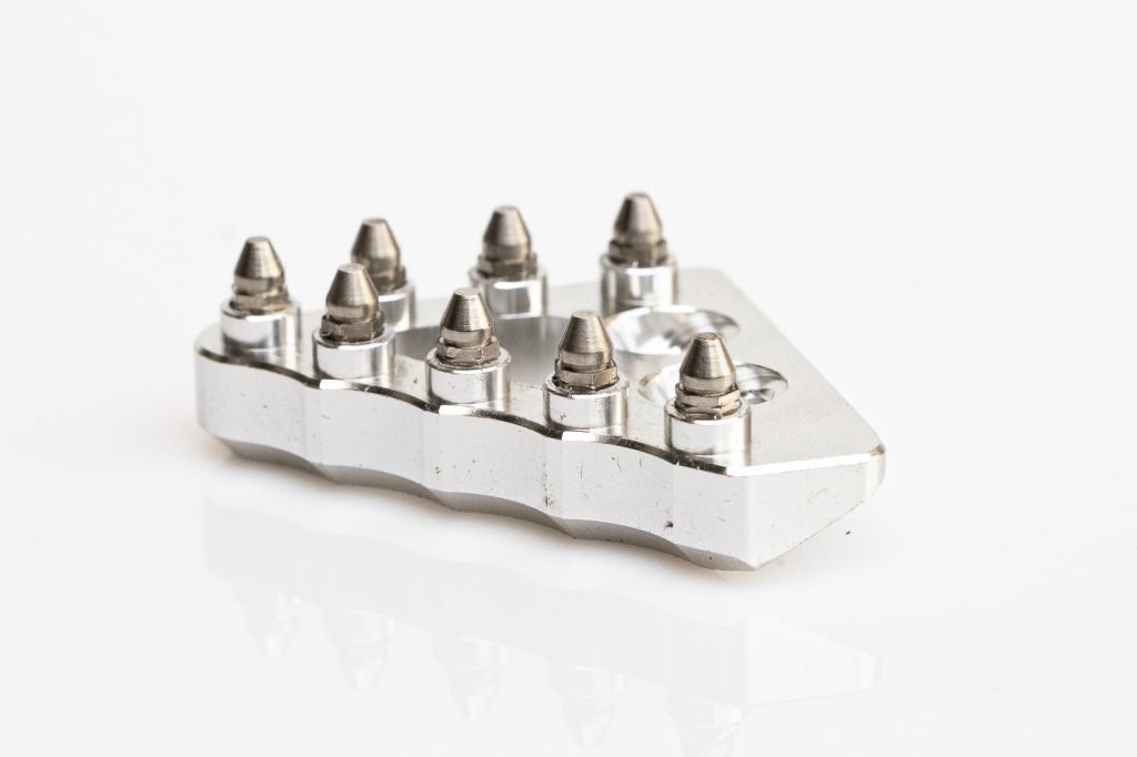 Fm-Parts Wide Rear Brake Pedal Step Beta RR / X-Trainer Silver