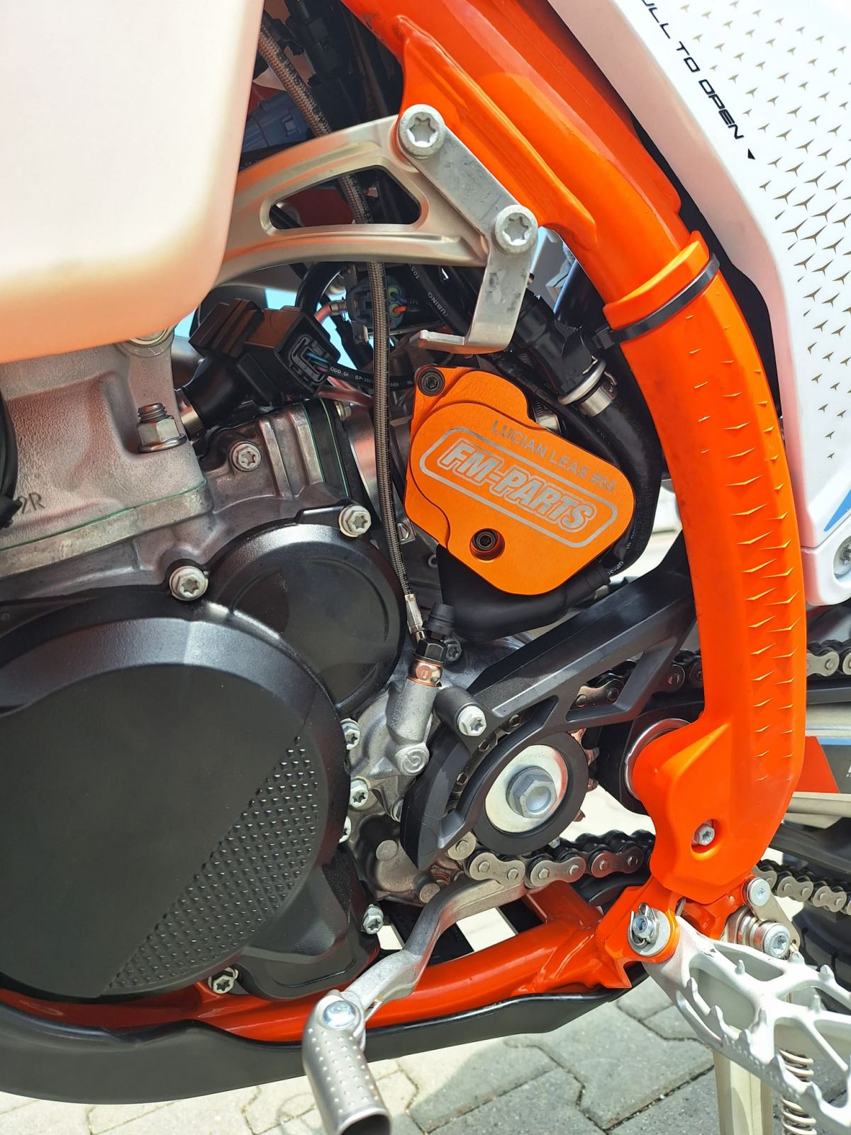 Fm-Parts TPS Protection KTM/HSQ/GasGas 2024-2025 TBI Orange