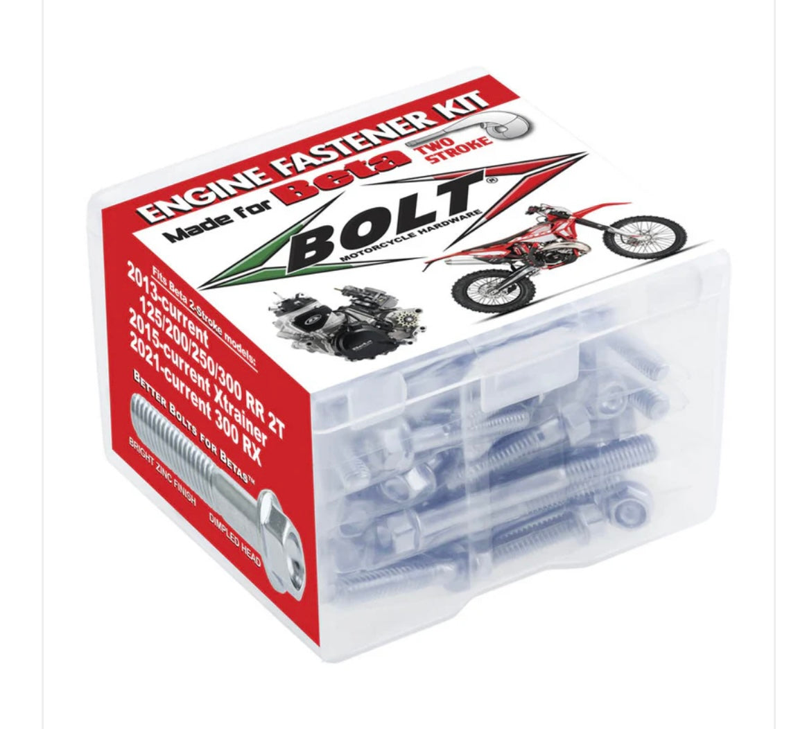BETA ENGINE FASTENER KIT BETA 125-300RR 13-23, X-TRAINER 250-300 15-23