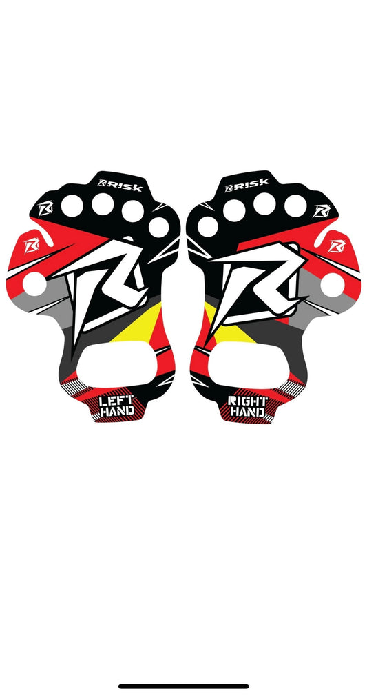 RISK RACING PALM PROTECTORS, BLACK