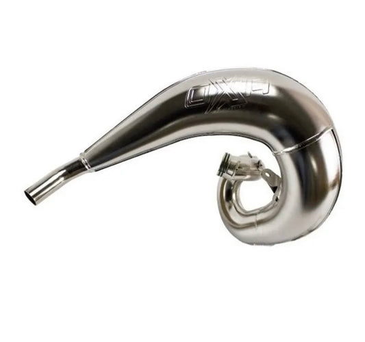 Chromed OXA Factory front pipe for TBI KTM 250 300 EXC 24 SX 23-24 XC 23-24 XC-W 24 HUSQVARNA 250 300 TE 24 TC 23-24 2T GASGAS 250 300 24 EX MC EC 24 MC