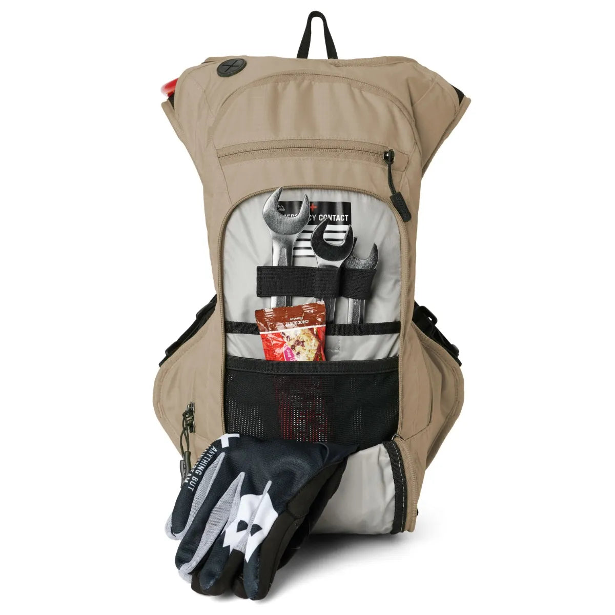 USWE Outlander Moto 9L Hydration Pack with 3L Elite Bladder – Sand