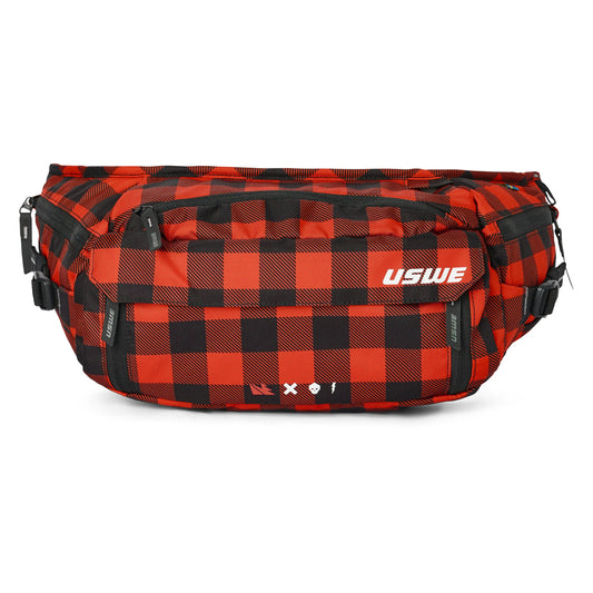 USWE Waist 6 Hip Pack – Flannel Red/Black