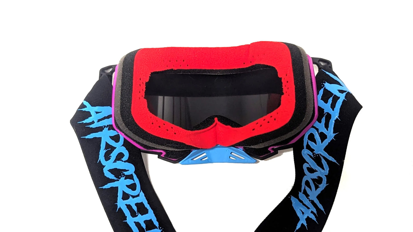 AirScreen AERO 01 EX Goggles with Opening Lens (Black / Cyan / Magenta)