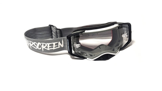 AirScreen AERO 03 EX Goggles with Opening Lens (Grey / White / Black)