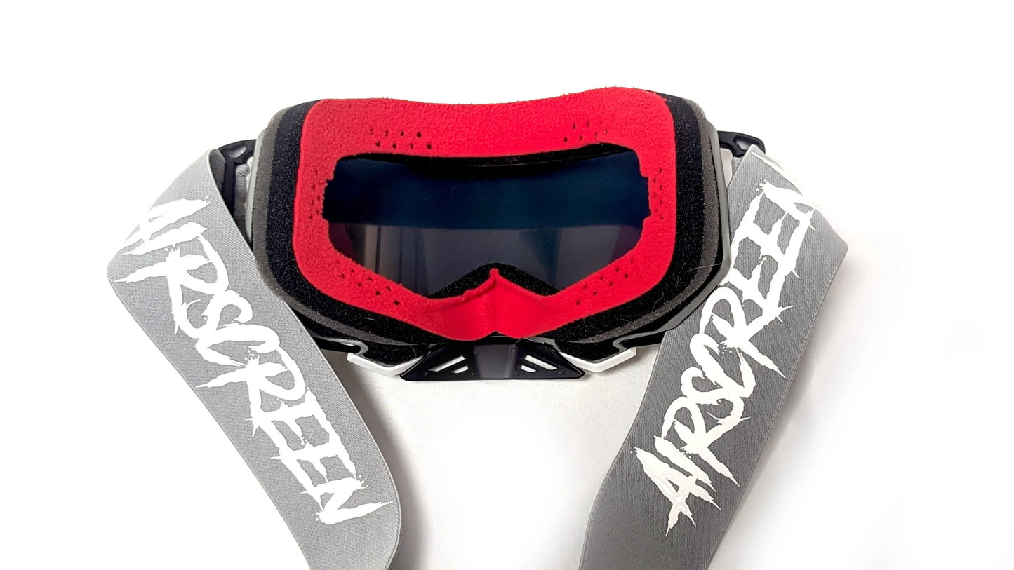 AirScreen AERO 03 EX Goggles with Opening Lens (Grey / White / Black)