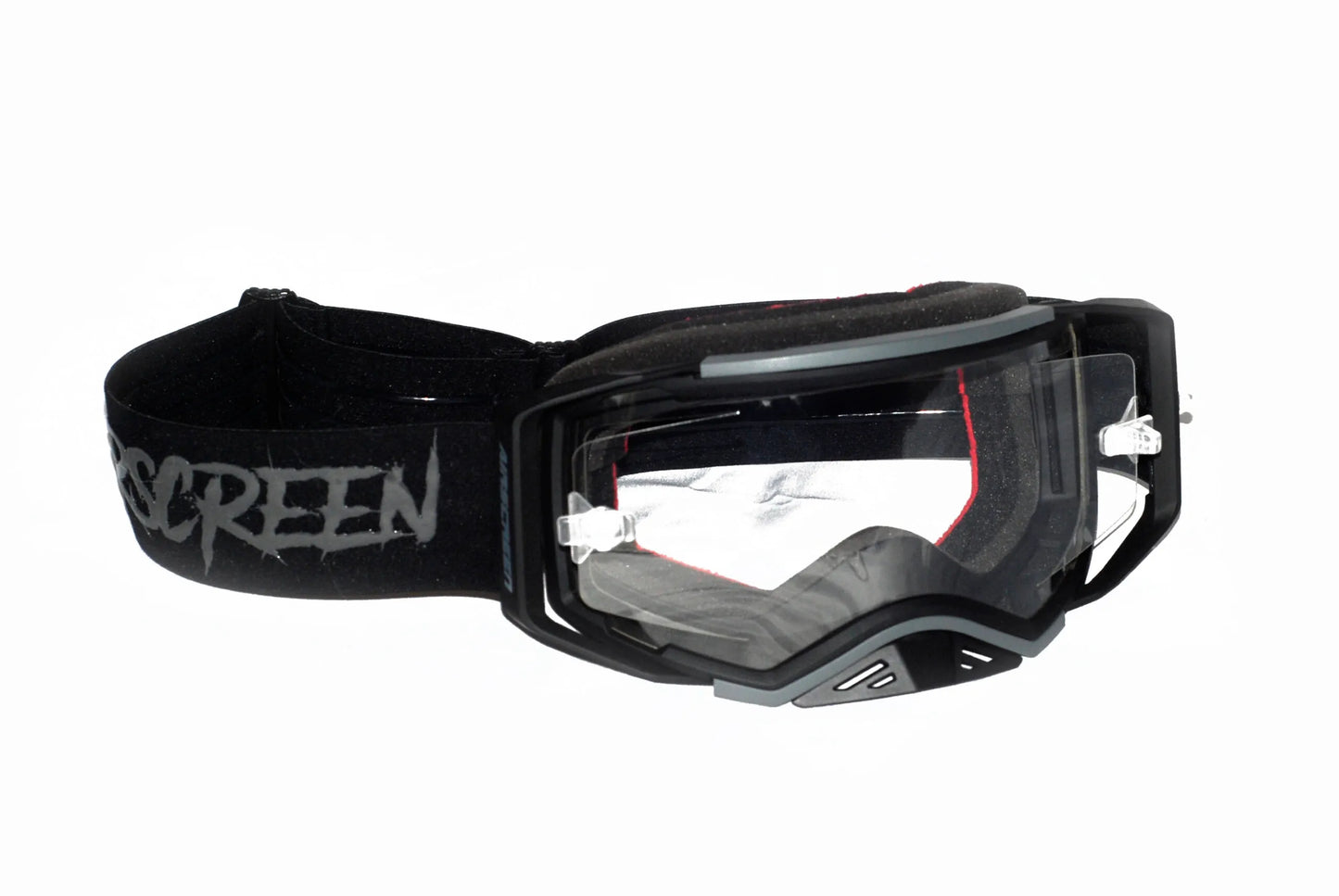 AirScreen AERO 04 EX Goggles with Opening Lens (Black / Dark Grey)