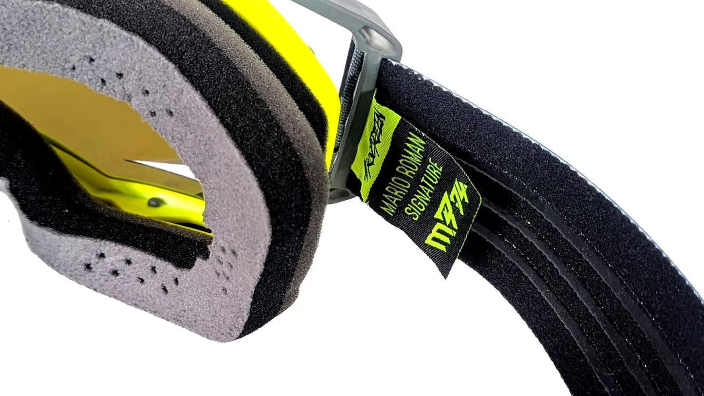 AirScreen AERO EX MR1 Goggles with Opening Lens (Mario Roman #74 Signature Goggles)