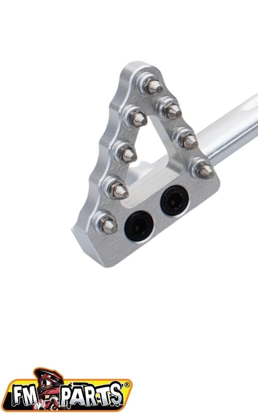 Fm-Parts Wide Brake Pedal Tip Sherco SE/SEF 2013-2024 Silver