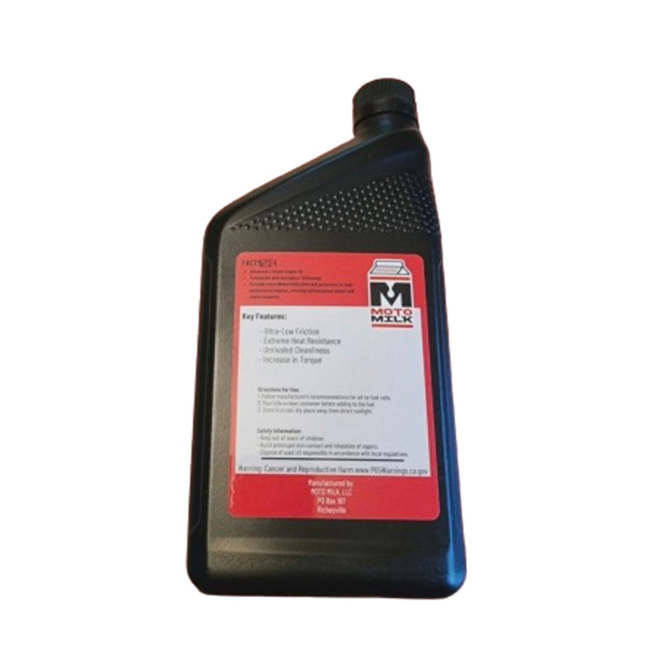 Moto Milk Two Stroke Oil 946ml (1 quart) US measure